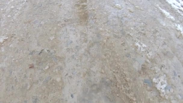 Eau de fonte dans le béton 