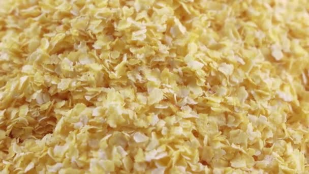 Corn flakes wholegrain — Stock Video