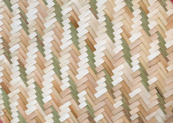 Textura Vime Detalhe Artesanato Bambu Tecelagem Textura Fundo Tecido Pattern — Fotografia de Stock