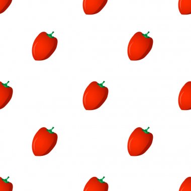Seamlesss desen kırmızı dolmalık biber ile
