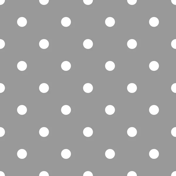 Naadloze achtergrond met grote Polka Dot patroon — Stockvector