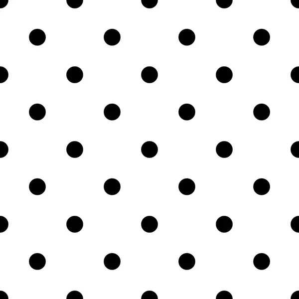 Naadloze achtergrond met grote Polka Dot patroon — Stockvector