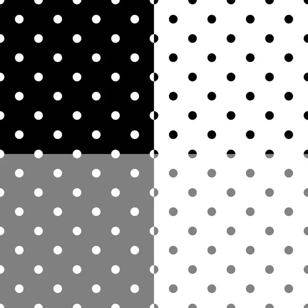 Seamless Background with big Polka Dot pattern — Stock Vector