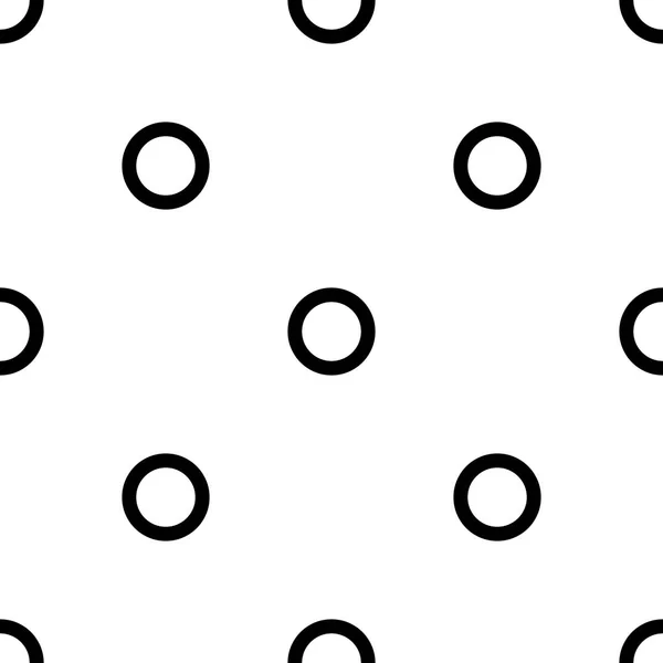 Naadloze achtergrond met grote Polka cirkel patroon — Stockvector