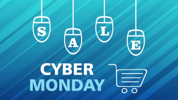 Cyber Monday sale — Stock Video