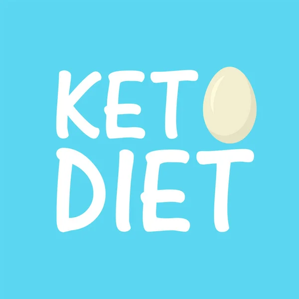 Keto-Diät. gesunde Ernährung - Fette, Proteine und Kohlenhydrate — Stockvektor