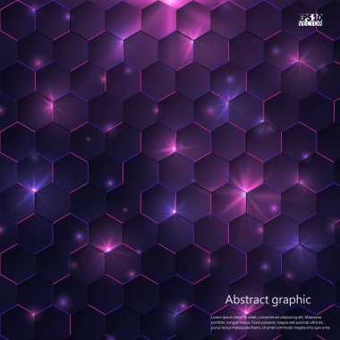 Grafik illüstrasyon geometrik desenli. Eps10 vektör çizim.