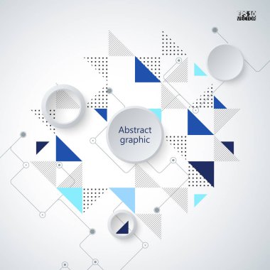 Grafik illüstrasyon geometrik desenli. Eps10 vektör çizim.