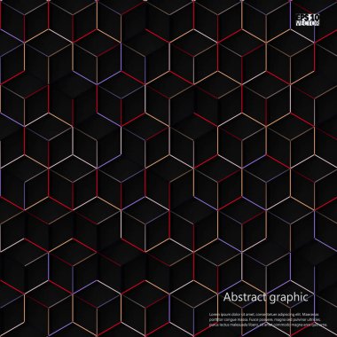 Grafik illüstrasyon geometrik desenli. Eps10 vektör çizim.