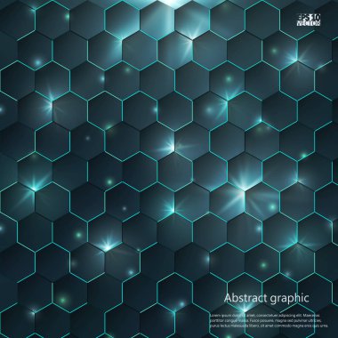 Grafik illüstrasyon geometrik desenli. Eps10 vektör çizim.