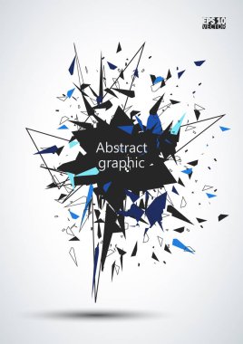 Geometrik desenli grafiksel çizim.