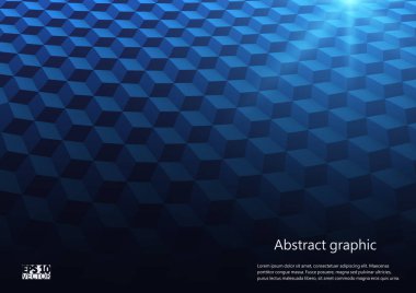 Küpleri ile soyut bakış açısı arka plan