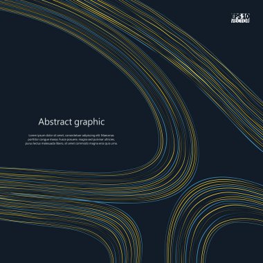 Grafik illüstrasyon geometrik desenli. Eps10 vektör çizim.