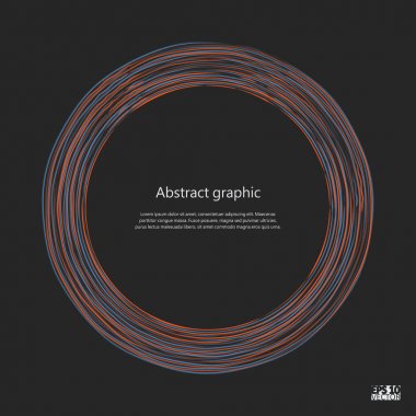 Grafik illüstrasyon geometrik desenli. Eps10 vektör çizim.