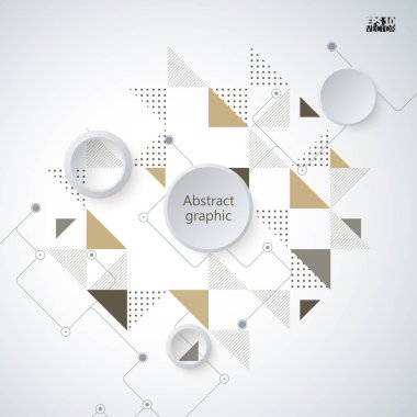 Grafik illüstrasyon geometrik desenli. Eps10 vektör çizim.