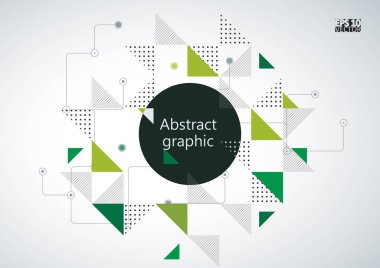 Grafik illüstrasyon geometrik desenli. Eps10 vektör çizim.