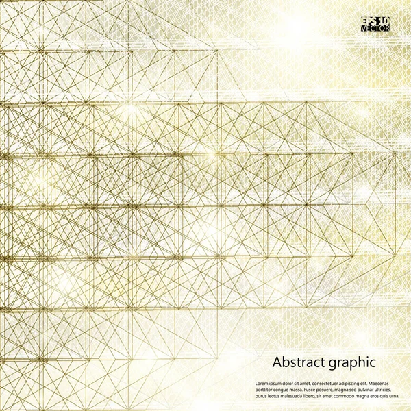 Abstrakter Hintergrund mit geometrischem Muster. Eps10 Vektorillustration — Stockvektor