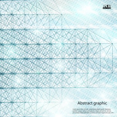 Geometrik desenli soyut bir arkaplan. Eps10 Vektör illüstrasyonu