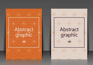 Grafik illüstrasyon geometrik desenli. Arka plan şablonu ilan vardı. Eps10 vektör çizim.