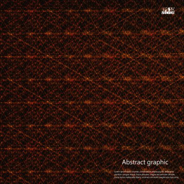 Grafik illüstrasyon geometrik desenli. Eps10 vektör çizim.