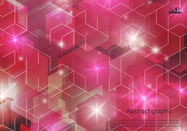 Grafik illüstrasyon geometrik desenli. Eps10 vektör çizim.