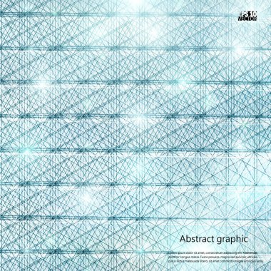 Grafik illüstrasyon geometrik desenli. Eps10 vektör çizim.