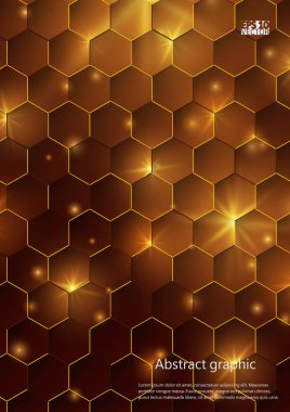 Grafik illüstrasyon geometrik desenli. Eps10 vektör çizim.