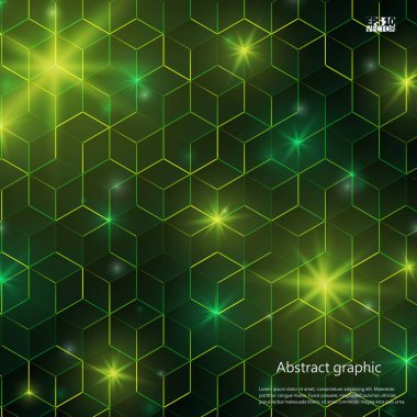 Grafik illüstrasyon geometrik desenli. Eps10 vektör çizim.