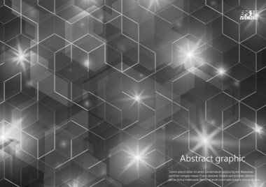 Grafik illüstrasyon geometrik desenli. Eps10 vektör çizim.