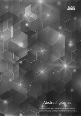 Grafik illüstrasyon geometrik desenli. Eps10 vektör çizim.