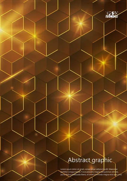 Grafik illüstrasyon geometrik desenli. Eps10 vektör çizim.