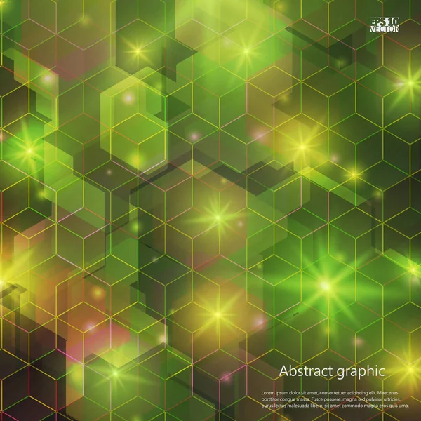 Grafik illüstrasyon geometrik desenli. Eps10 vektör çizim.