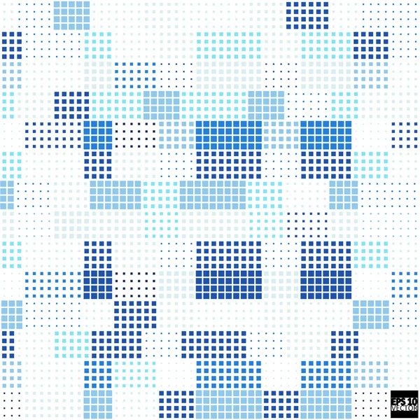 Abstract square pixel mosaic background. Eps10 Vector illustration — Stock Vector