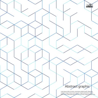 Grafik illüstrasyon geometrik desenli. İşlemci ve çip, mühendislik ve teknoloji, anakart ve bilgisayar tasarım, vektör çizim. Eps10 vektör çizim.