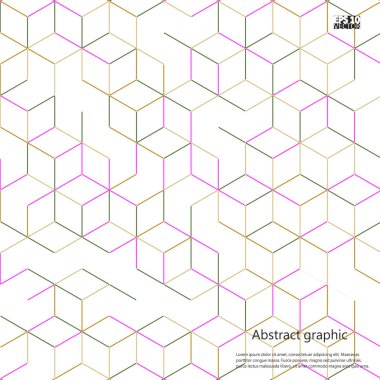 Grafik illüstrasyon geometrik desenli. İşlemci ve çip, mühendislik ve teknoloji, anakart ve bilgisayar tasarım, vektör çizim. Eps10 vektör çizim.