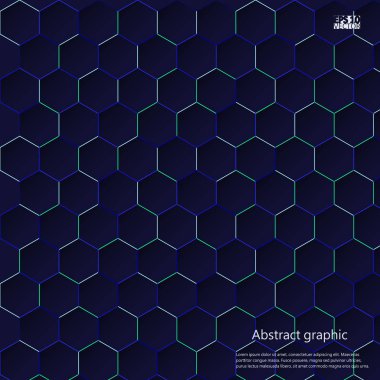 Grafik illüstrasyon geometrik desenli. Eps10 vektör çizim.