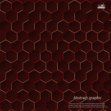 Grafik illüstrasyon geometrik desenli. Eps10 vektör çizim.