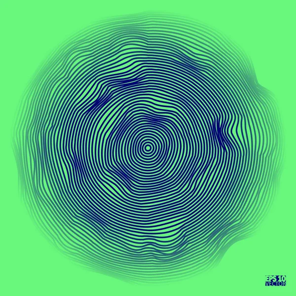 Технический футуристический абстрактный фон, красочный круг. Векторная иллюстрация Eps10 — стоковый вектор