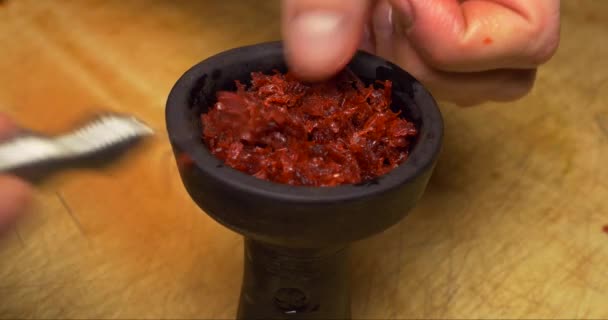 Mans Hands At Work On Making A Shisha Bowl Close Up Man Puts Tobacco In The Hookah Bowl Close Up Cooking Bowl For Hookah Hookah Flavor Tobacco With Hookah Bowl Video By C Mans Hands At Work On Making A Shisha Bowl Close Up Man Puts Tobacco In The Hookah Bowl Close Up Cooking Bowl For Hookah Hookah Flavor Tobacco With Hookah Bowl Video By C