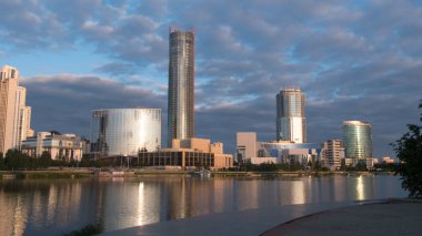 Sunrise sahildeki, Yekaterinburg City, Rusya Federasyonu