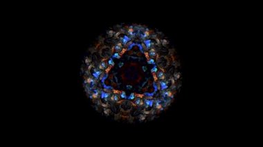 Kaleydoskop çiçek. Renk kaleydoskop doku. Çok güzel arka plan olarak renk kaleydoskop doku