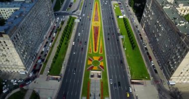 Bir kenti bir yükseklikten. Görüntüleri. Moskova ve Beyaz Saray eski binalar