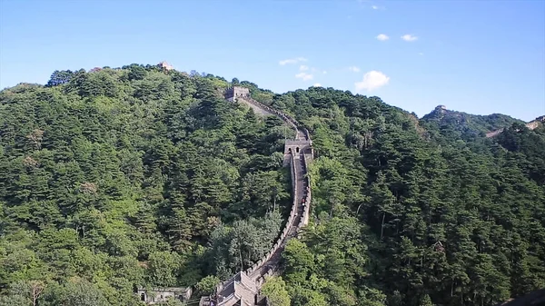 Doğa manzara arka plan ile Çin Seddi Panoraması. Rota civarında Simatai bölümünde, büyük duvar'ın en etkileyici ve daha az turistik parçası hiking Çin Seddi,. — Stok fotoğraf