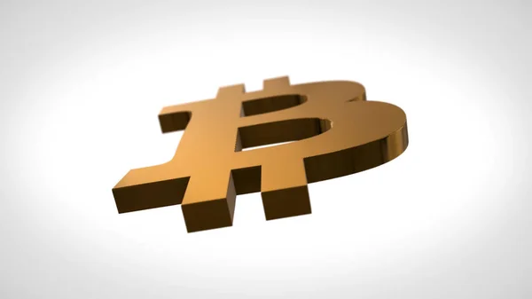 Цифровий cryptocurrency Bitcoin знак, як віртуальні гроші. Анімація bitcoin. Компас перехрестя. Віртуальний валюти БТД. Cryptocurrency символ Bitcoin. Фон для візуальні ефекти або руху. Loopable: Bitcoin — стокове фото