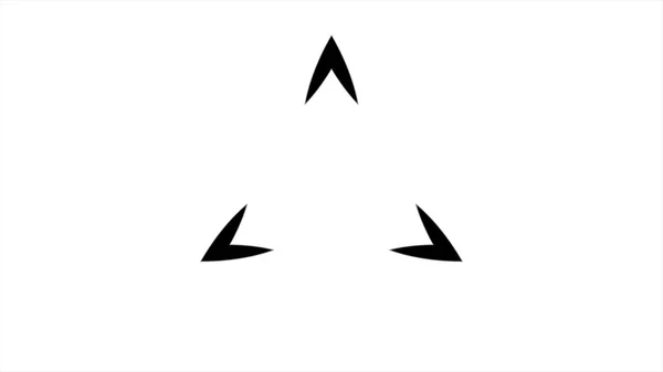 Abstrakcja Grafika Komputerowa animacji i animowane tło z białymi i czarnymi cyframi. Hipnotyczny spirala złudzenie bezszwowe pętli. Hipnotyczny spirala złudzenie bezszwowe pętli — Zdjęcie stockowe