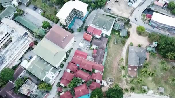 Pattaya Beach. Video. Vyhlídka s panoramatickým výhledem na kopce vyhlídka, populární při západu slunce, s úžasným výhledem na město a záliv v městě Pattaya Thajsko — Stock video