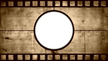 Eski animasyon film boş kopya alanı ile negatif