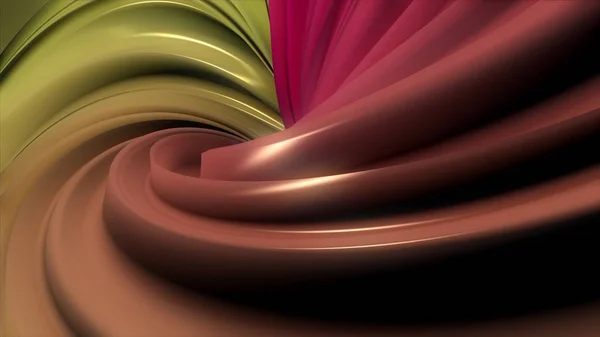 Animação Linhas Redemoinho Multicoloridas Formas Abstratas Mínimas Continuamente Looping Uma — Fotografia de Stock