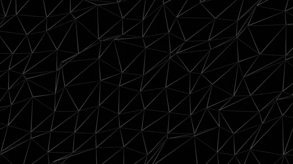 Connection structure , 3d animation abstract background. Abstract animation of a web of white lines