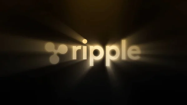 Concept of ripple , a Cryptocurrency secured chain, Digital money. Concept of Ripple, a Cryptocurrency blockchain, Digital money. Abstaction animation
